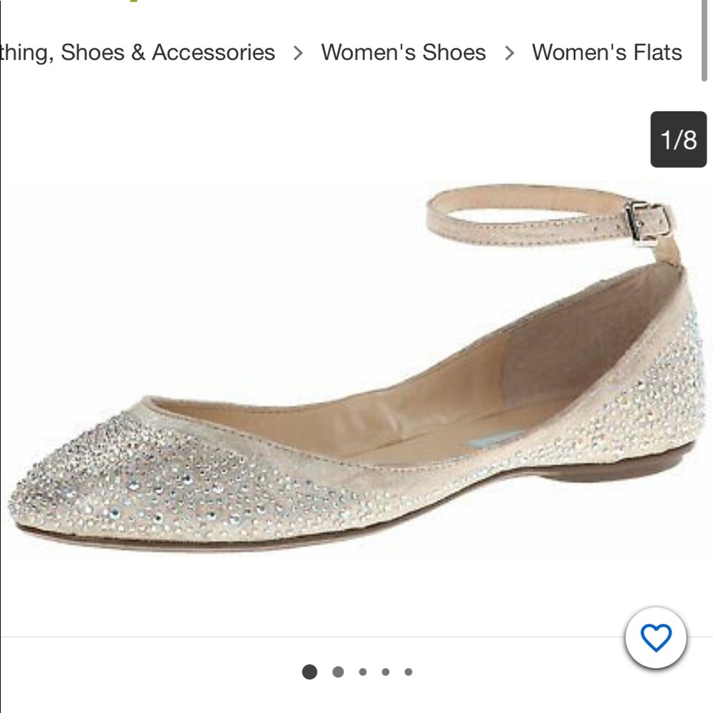 Blue by Betsey Johnson Shine Champ Ballet Flats